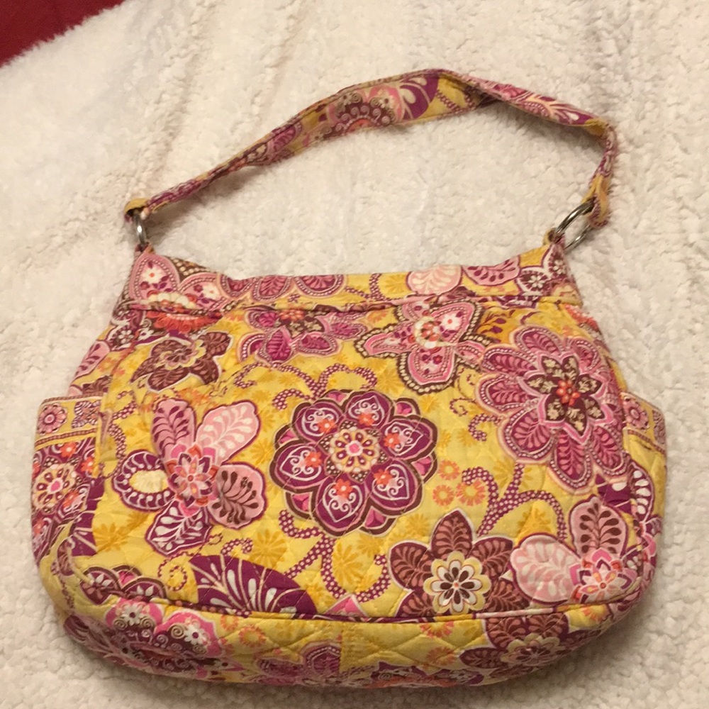 Vera Bradley Reversible Tote in Bali Gold. - Picture 2 of 12
